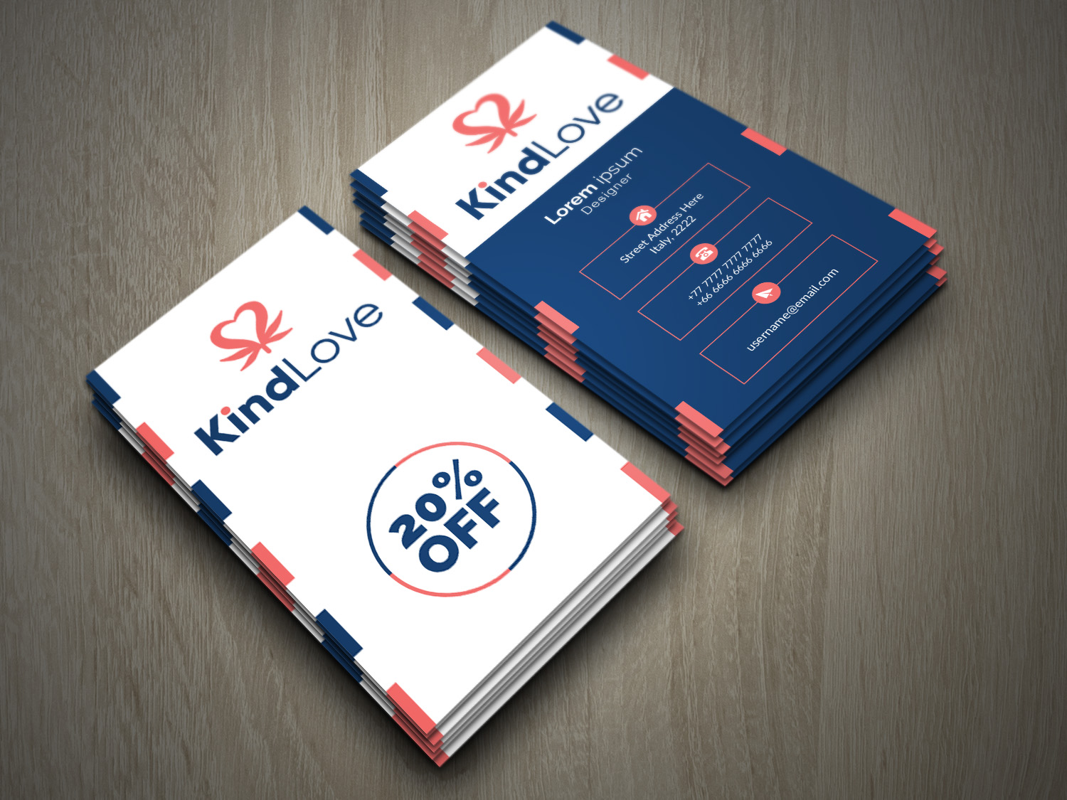 Business Card Design by tanzeelador for Kind Love | Design #24544292