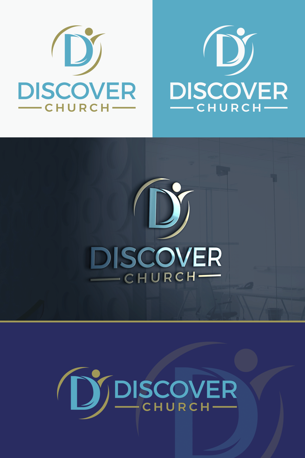 Logo-Design von Ethien für Discover Church | Design #24514201