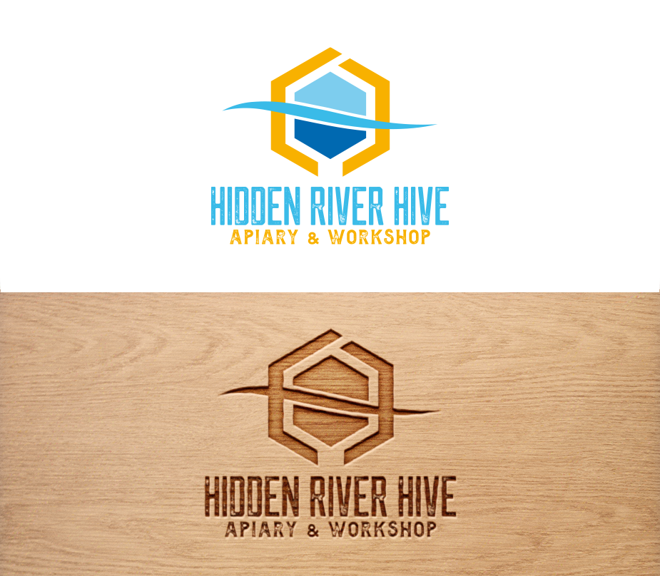 Logo Design by trufya for Hidden River Hive | Design #24566542