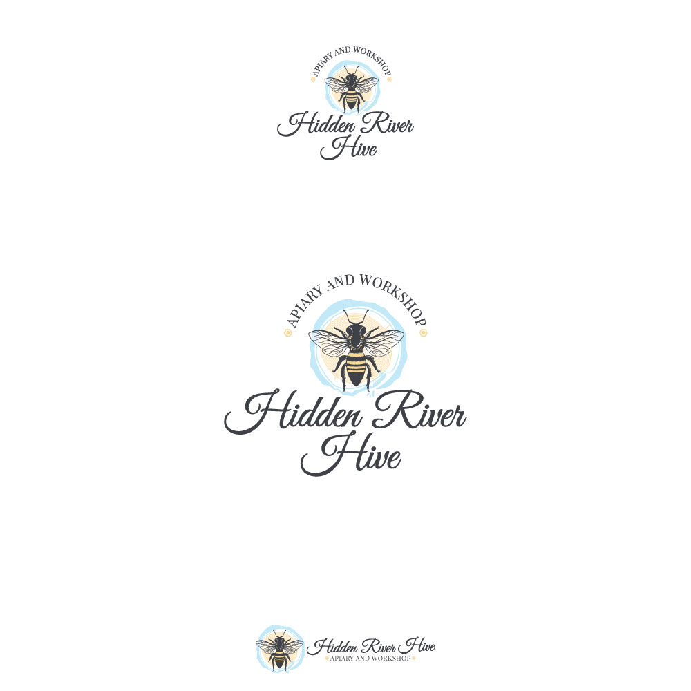 Diseño de Logo por Natasa m. para Hidden River Hive | Diseño #24554823
