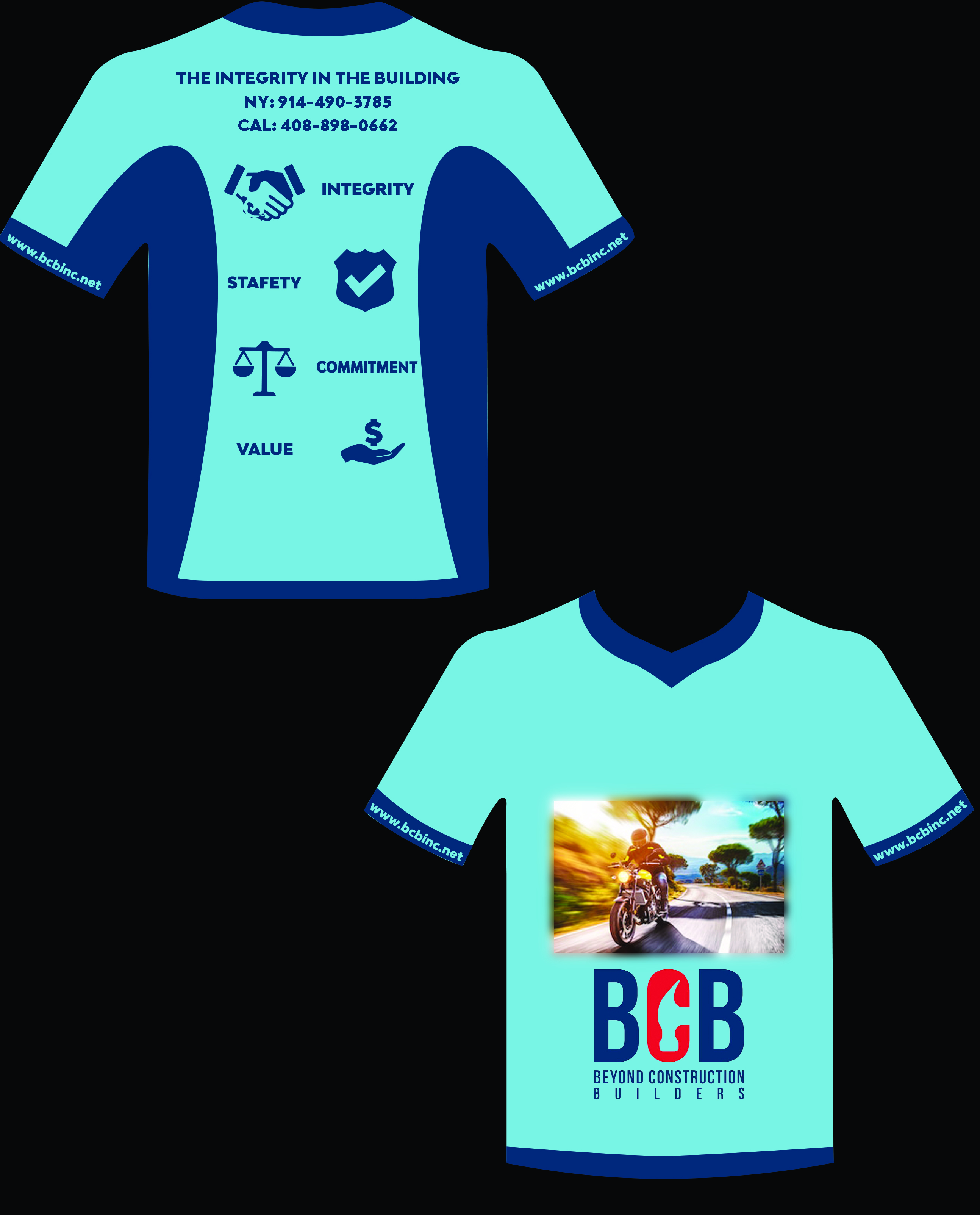 Modern, Professional, Construction Company Tshirt Design for a Company