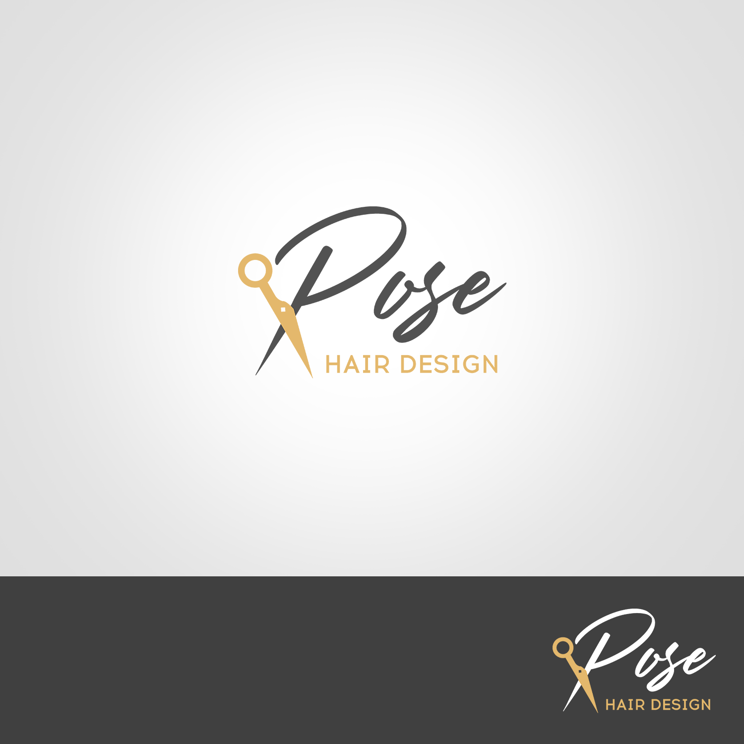 Logo Design by Creative Bros for Pose Hair Design Pty Ltd | Design #24514999