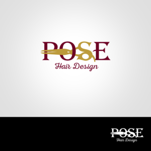 Logo Design by Creative Bros for Pose Hair Design Pty Ltd | Design: #24516540