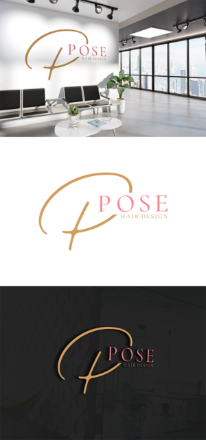 Logo Design by 4AD for Pose Hair Design Pty Ltd | Design: #24522111