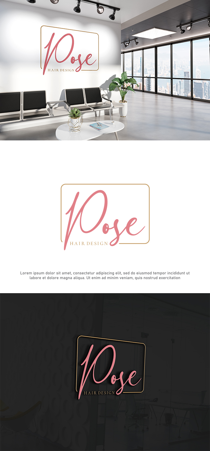 Logo-Design von 4AD für Pose Hair Design Pty Ltd | Design #24522193