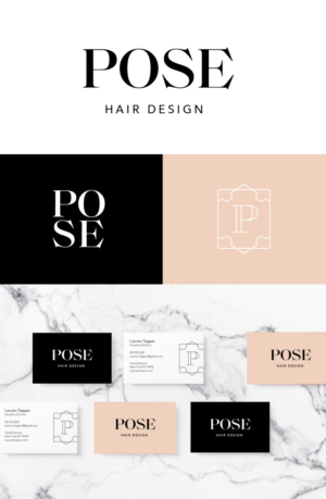 Logo Design by Andrew for Pose Hair Design Pty Ltd | Design: #24514041