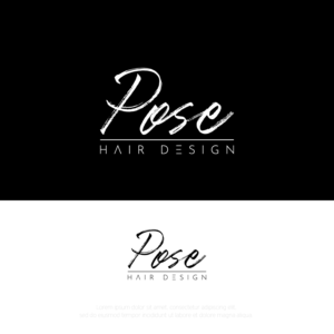 Logo Design by designbysy for Pose Hair Design Pty Ltd | Design: #24517896