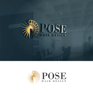 Pose Hair Design | Logo-Design von sushsharma99