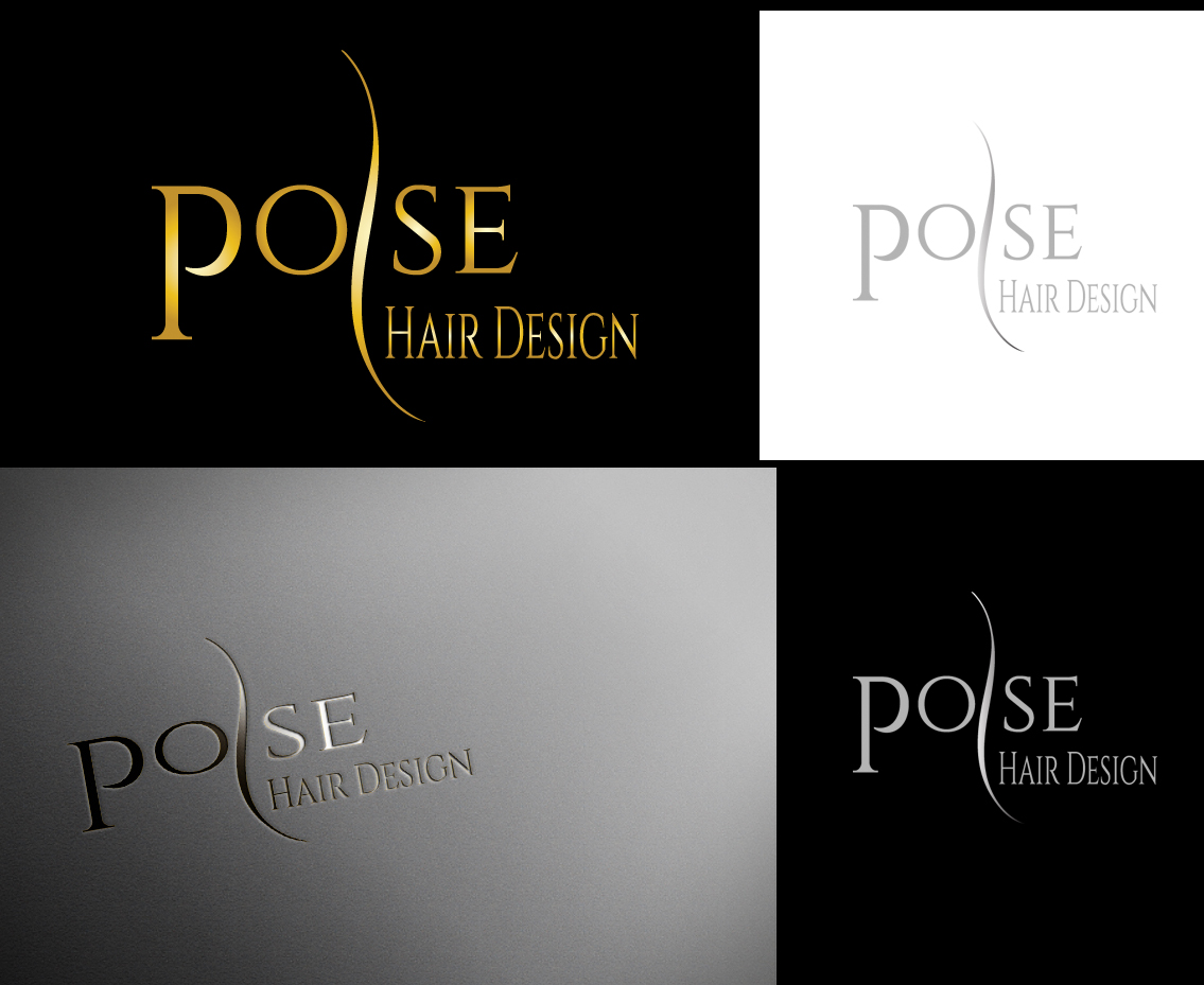 Logo Design by lampros 2 for Pose Hair Design Pty Ltd | Design #24516622
