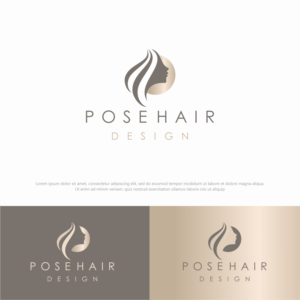 Logo Design by ThiagoB for Pose Hair Design Pty Ltd | Design: #24513908