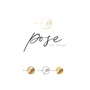 Pose Hair Design | Logo-Design von Samantha Ward Design