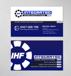 Business Card Design by chandrayaan.creative