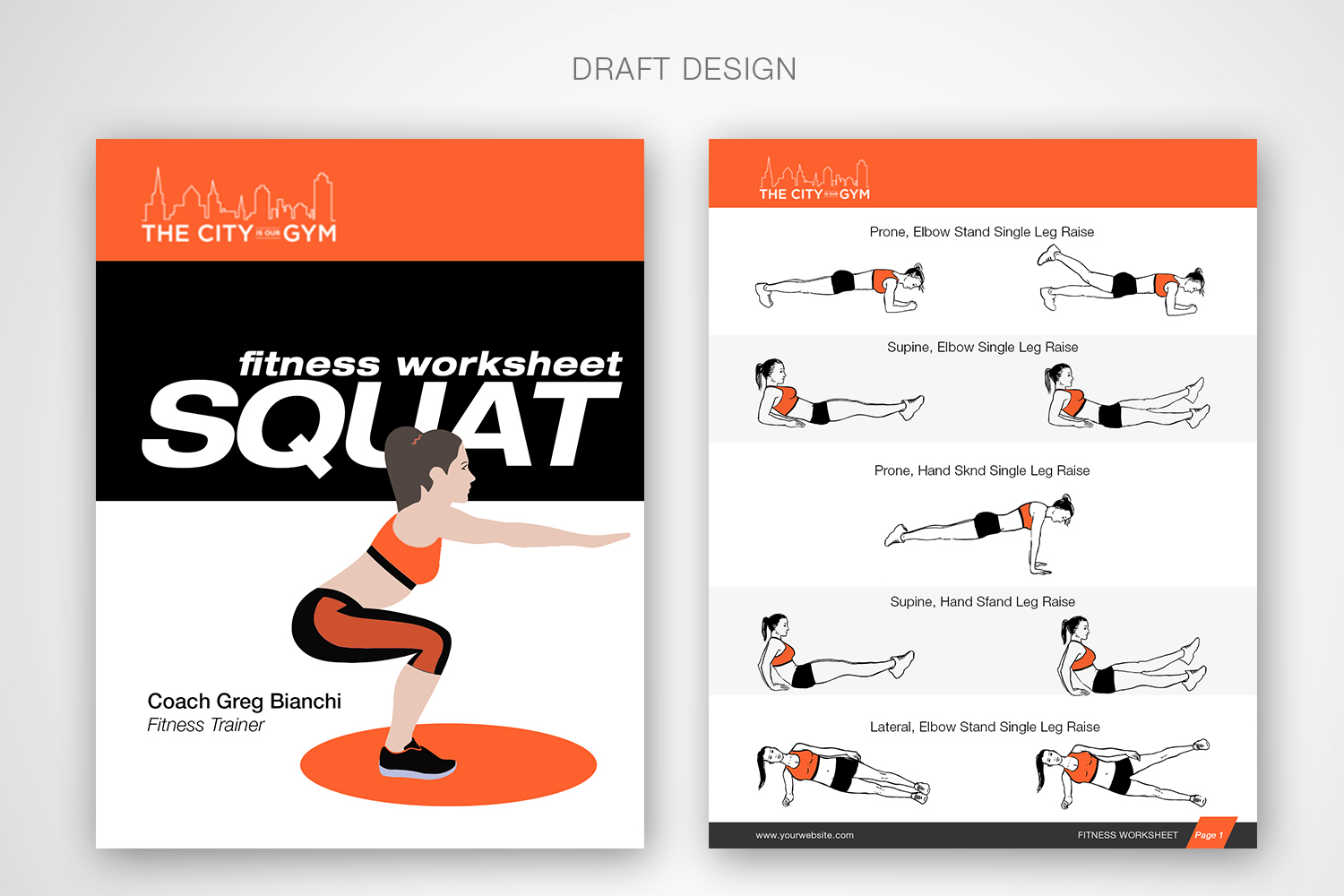 Diseño Gráfico por MDesigns ™ para The City is Our Gym | Diseño #24524658