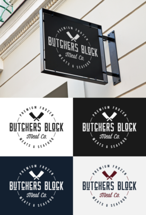 Butchers Block Meat Co. | Diseño de Logo por ACK Design