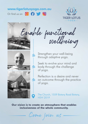 Flyer-Design von MariaRods für Tiger Lotus Yoga | Design #24525231