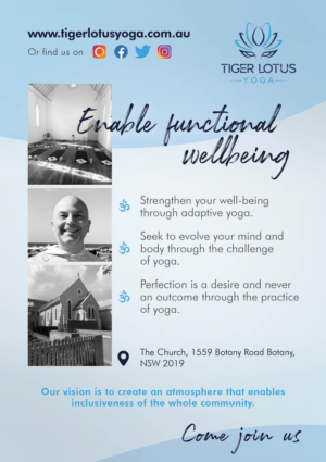 Diseño de Flyer por MariaRods para Tiger Lotus Yoga | Diseño: #24525233