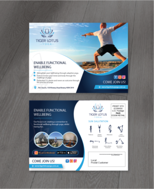 Flyer Design by alex989 for Tiger Lotus Yoga | Design: #24525942