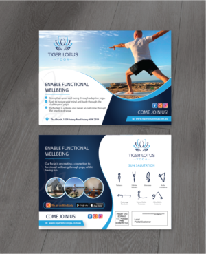 Flyer Design by alex989 for Tiger Lotus Yoga | Design: #24525943