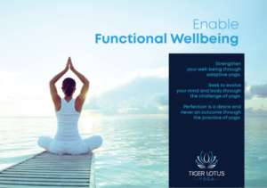 Flyer-Design von Akshar Shailesh für Tiger Lotus Yoga | Design #24521053