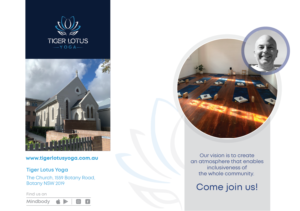 Flyer Design by Akshar Shailesh for Tiger Lotus Yoga | Design: #24521054