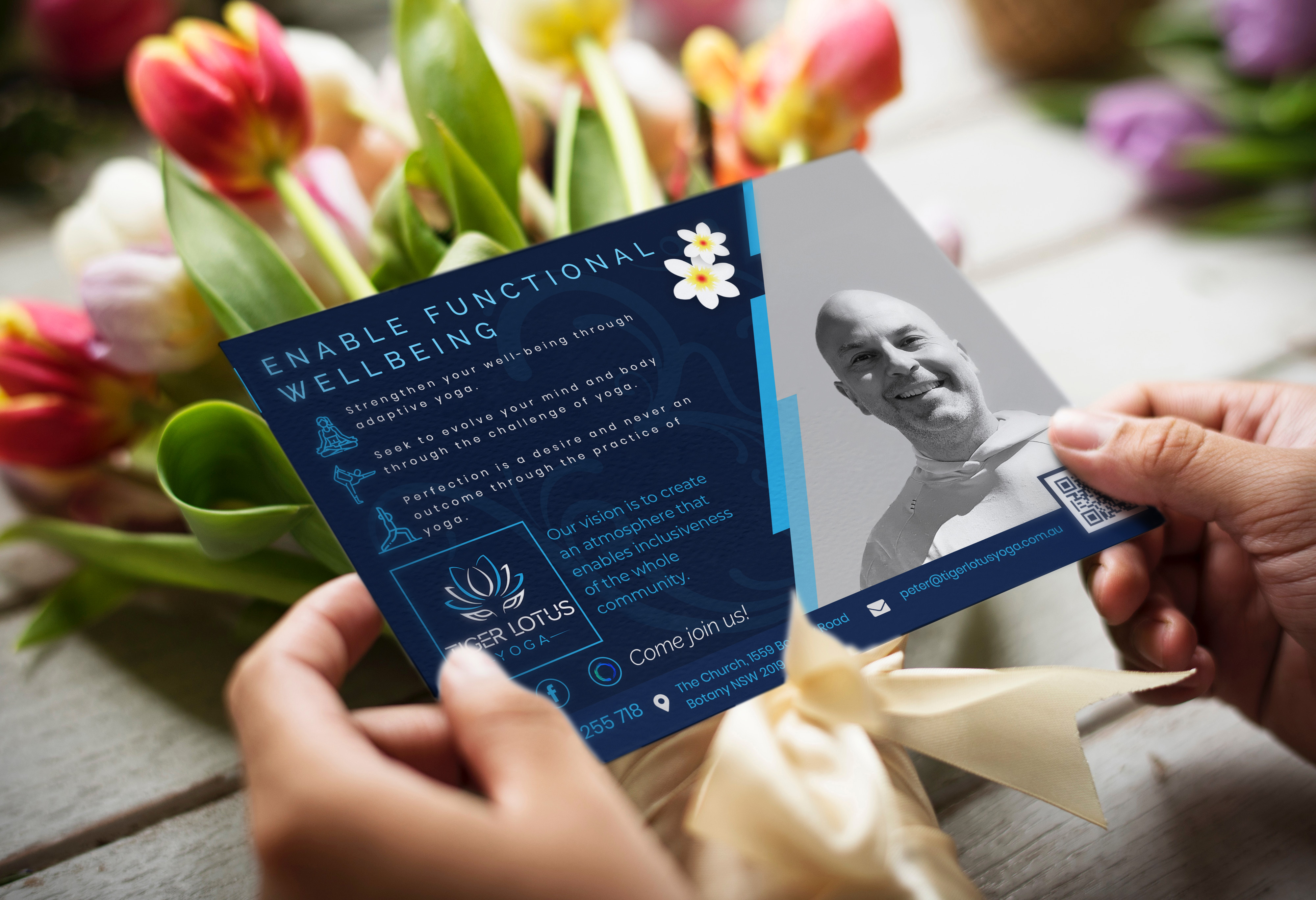 Flyer Design by HeshanKavinda for Tiger Lotus Yoga | Design #24518787