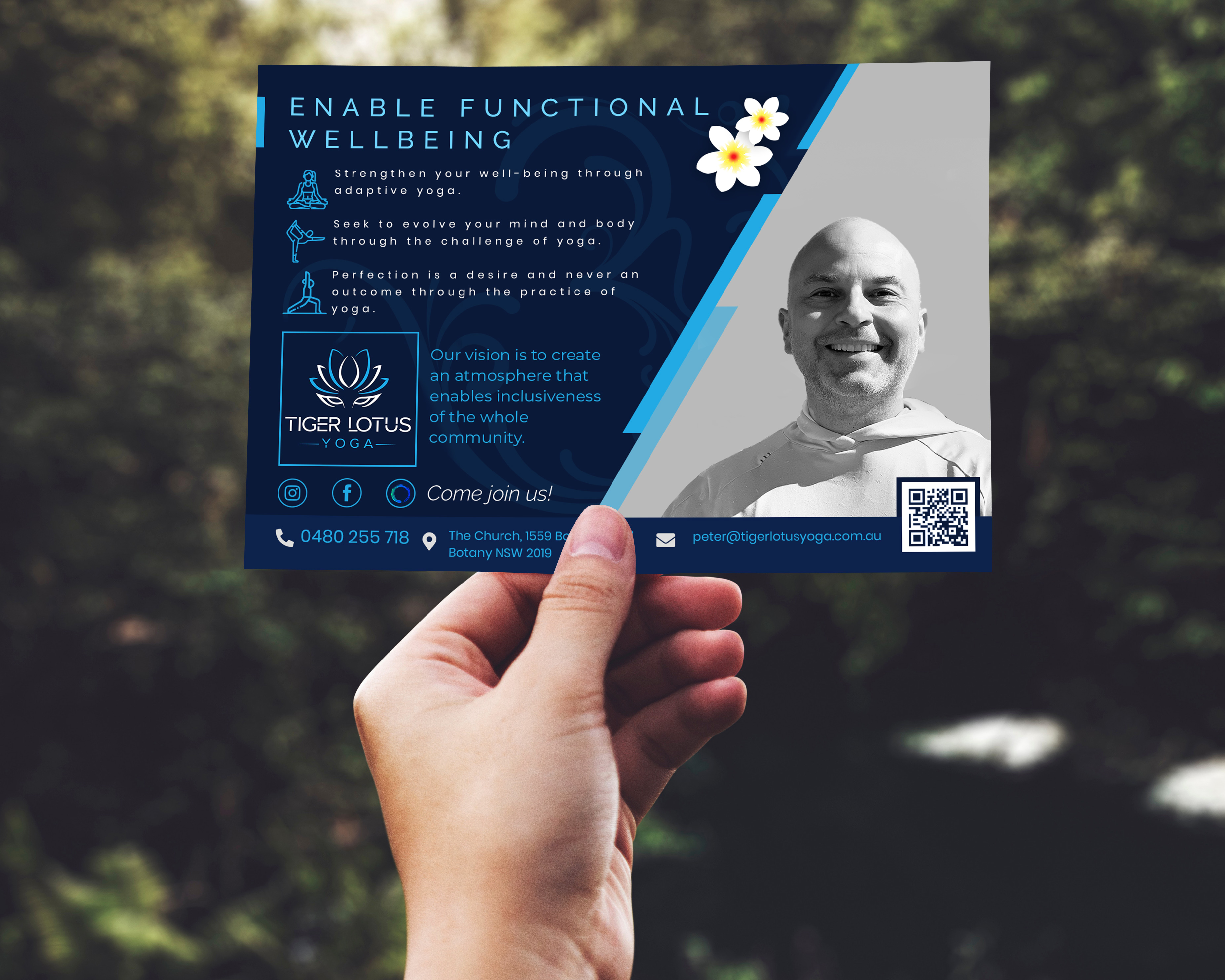 Flyer Design by HeshanKavinda for Tiger Lotus Yoga | Design #24518809