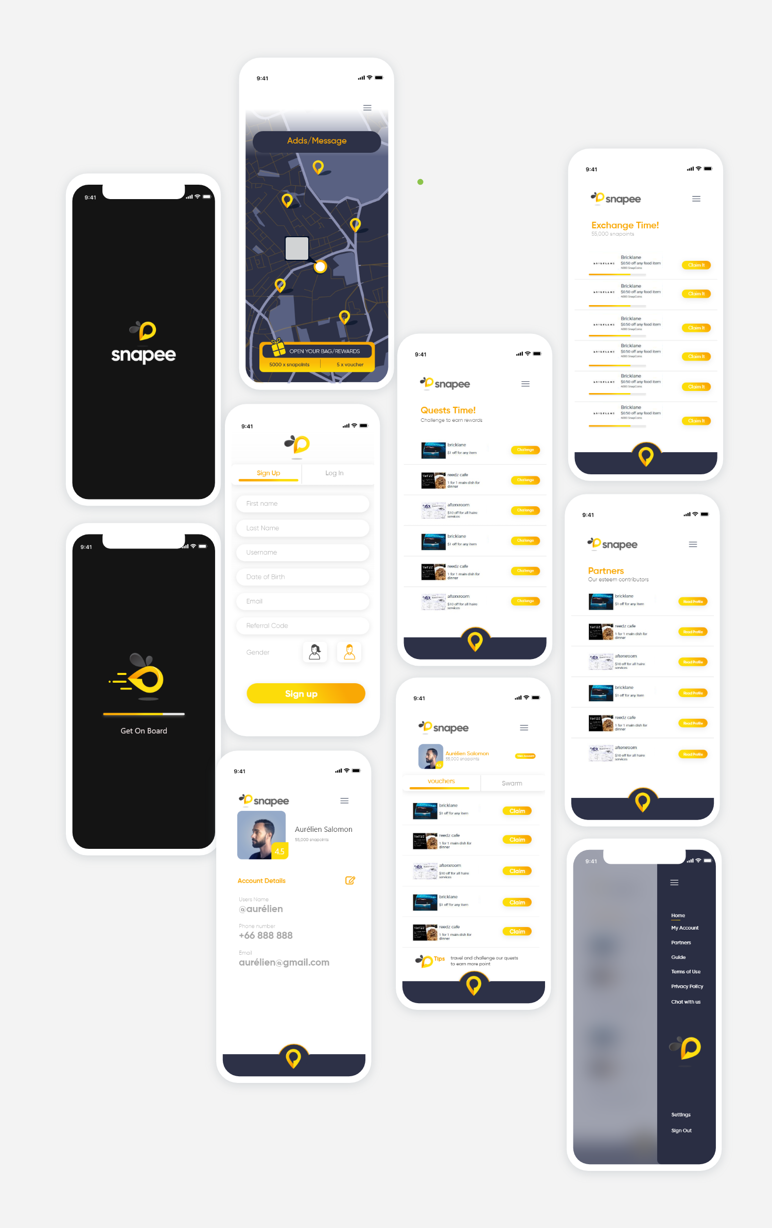 Diseño de aplicación (App) por Finley Johnson para este proyecto | Diseño #24538438