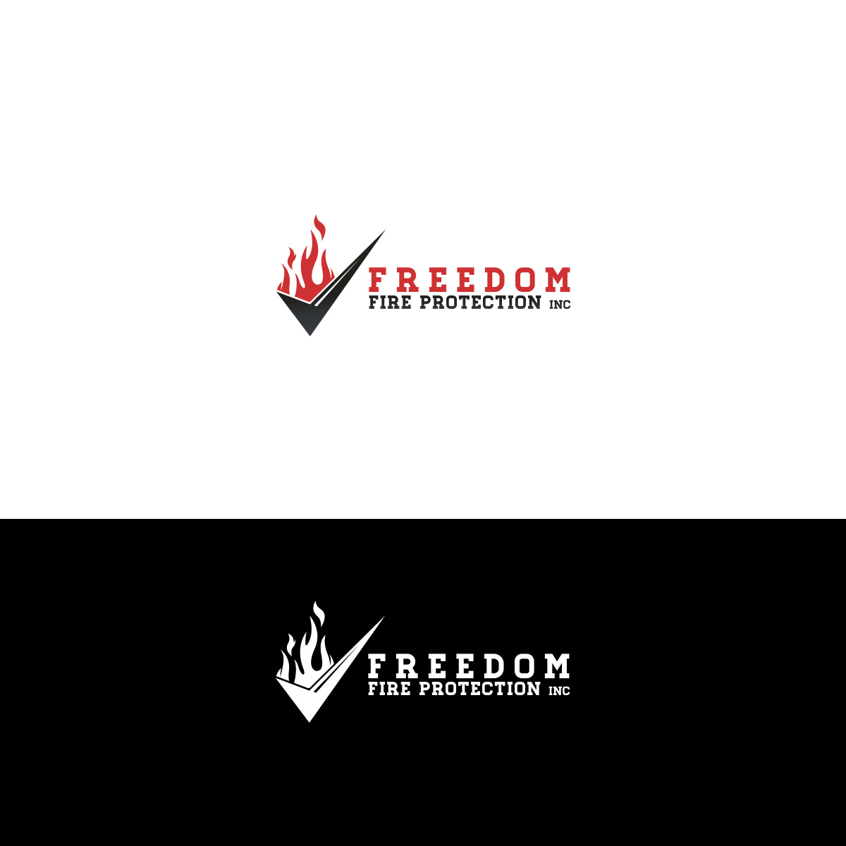 Logo Design by ClearDesign for Freedom Fire Protection Inc. | Design #24560393