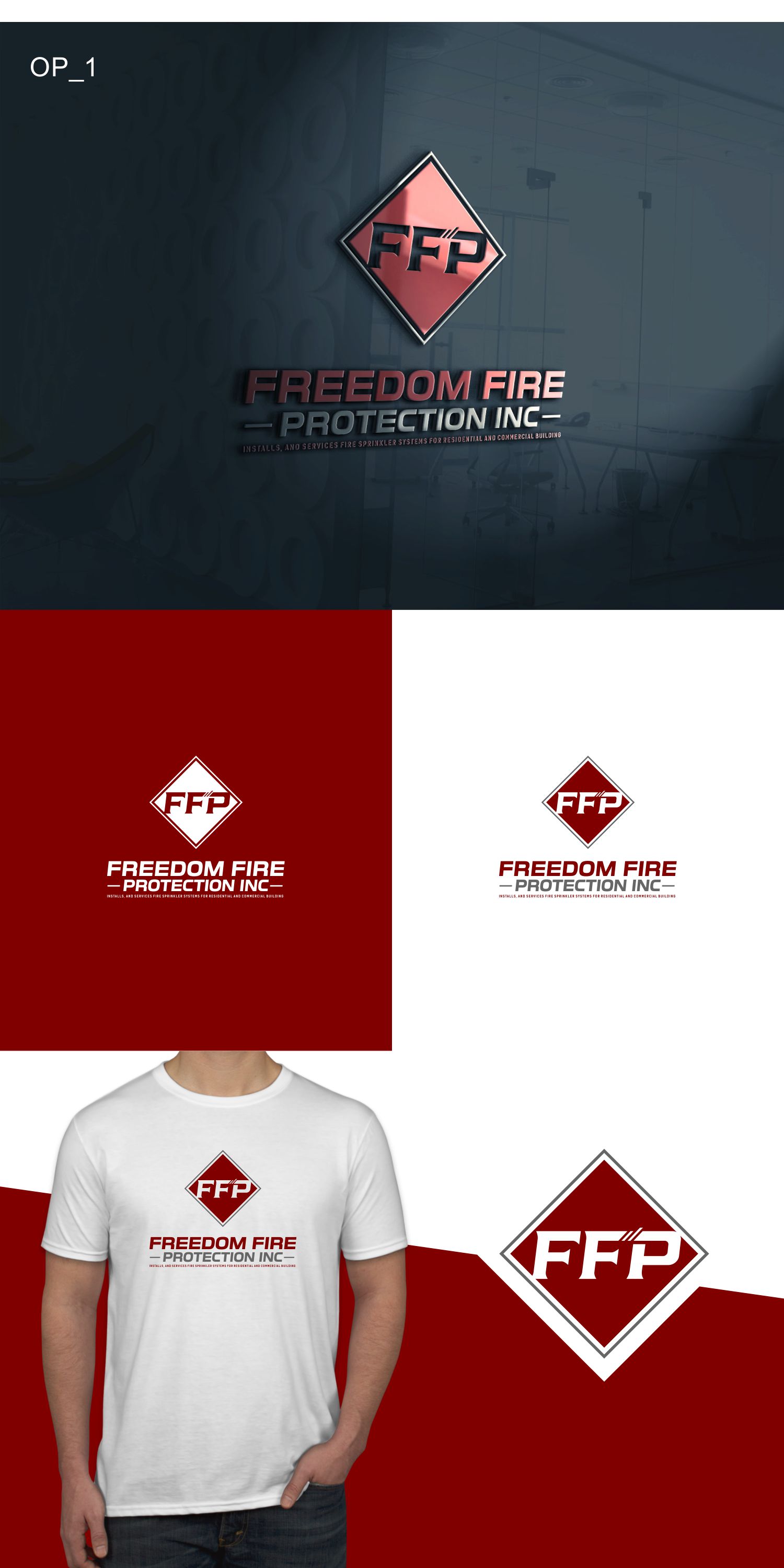 Logo Design by 92logo for Freedom Fire Protection Inc. | Design: #24552128