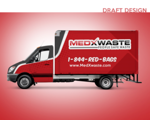 MedXwaste Franchise Trucks Wrap  | Design de Covering de Véhicule par MDesigns ™