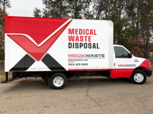 MedXwaste Franchise Trucks Wrap  | Car Wrap Design by StarGraphics