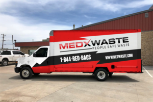 MedXwaste Franchise Trucks Wrap  | Car Wrap Design by Jason Vantran