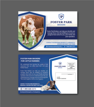 Postcard - Promoting Foster Park Brokers for Farm Clients  | Design de Flyer par alex989