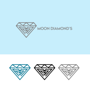 Moon Diamonds | Logo Design by El Yisk 2