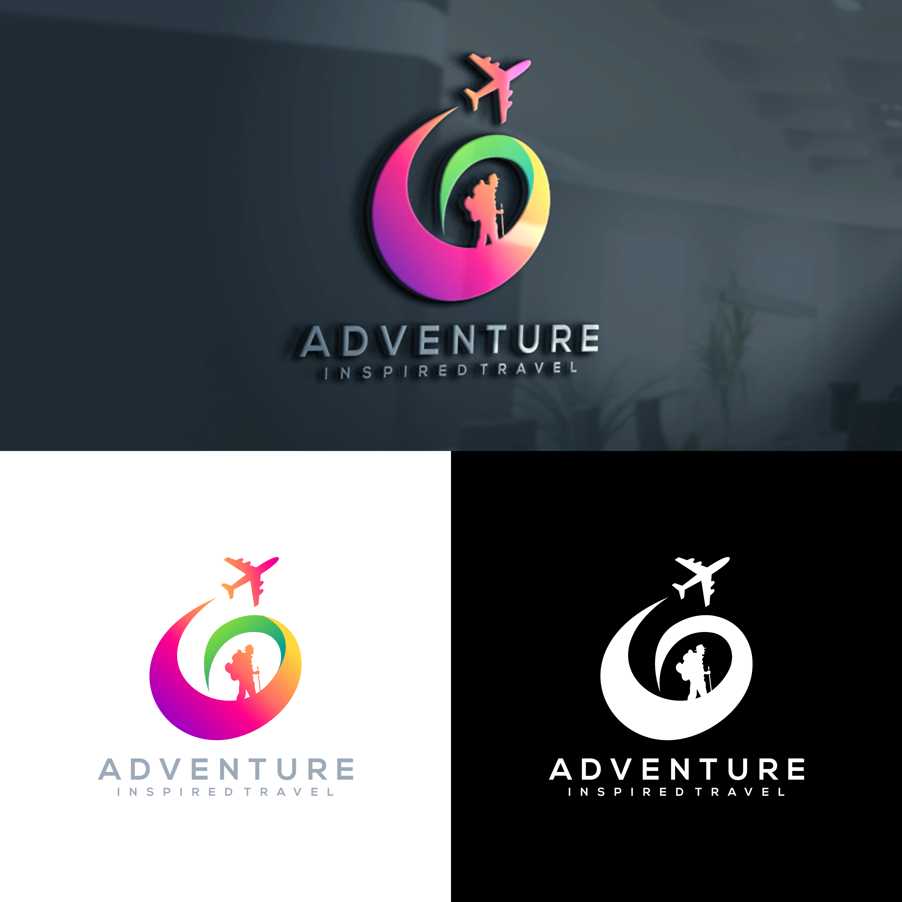 Diseño de Logo por Gambar Drips para Adventure Inspired Travel | Diseño #24523806