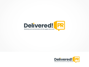 Delivered! PR   (with the slogan)  Marketing and communications for the supply chain sector | Logo-Design von ArtTank