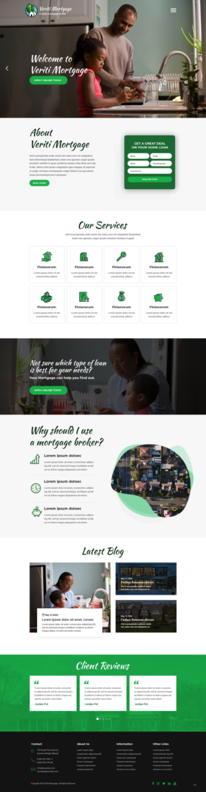 Web Design by pb for this project | Design #24553599