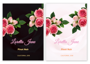 Wine Label Loretta June Rose or Pinot Noir | Etikett-Design von aberyor