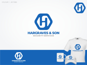 Logo Design by Robby SC for Hargraves & Son Security Services  | Design: #24527187