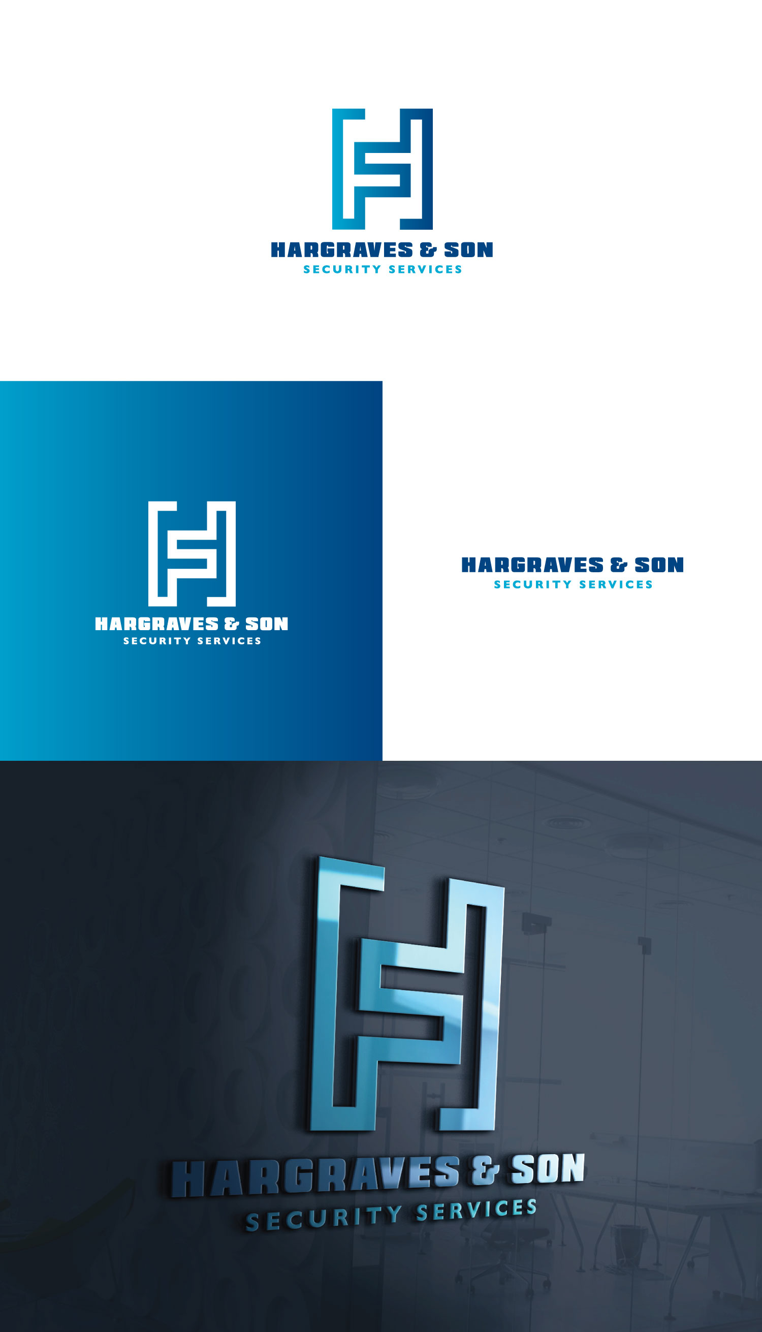 Logo Design by LogoToGoStudio for Hargraves & Son Security Services  | Design #24548281