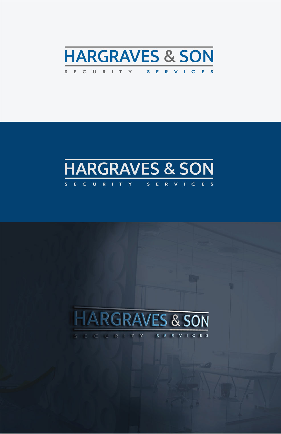 Logo Design by AbhishekkM'24 for Hargraves & Son Security Services  | Design #24529574