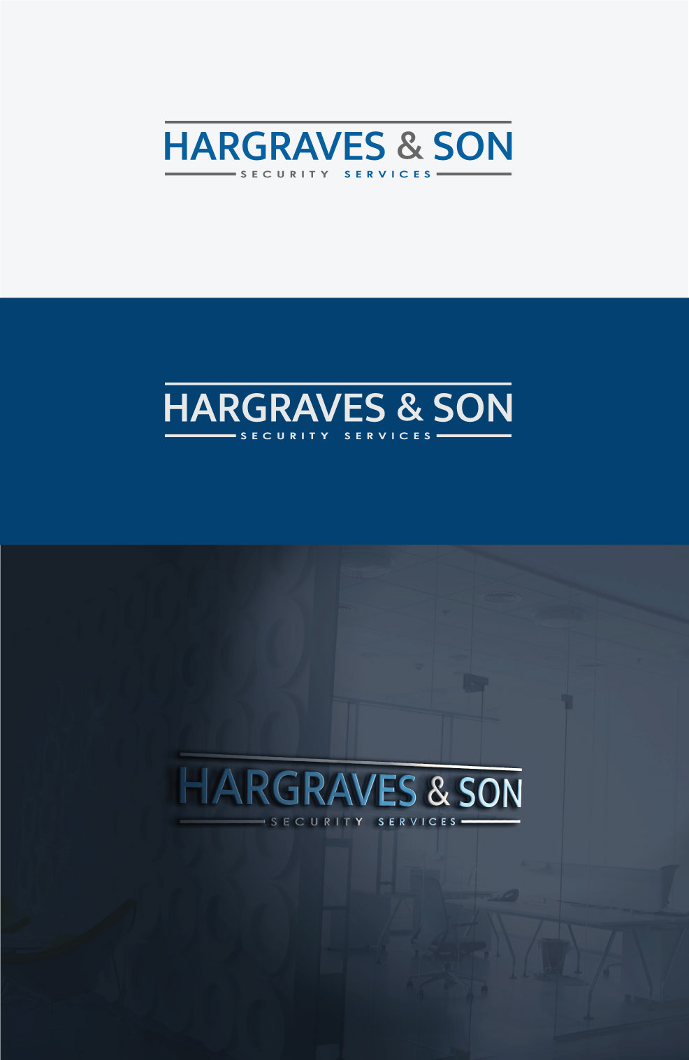 Logo Design by AbhishekkM'24 for Hargraves & Son Security Services  | Design #24529576