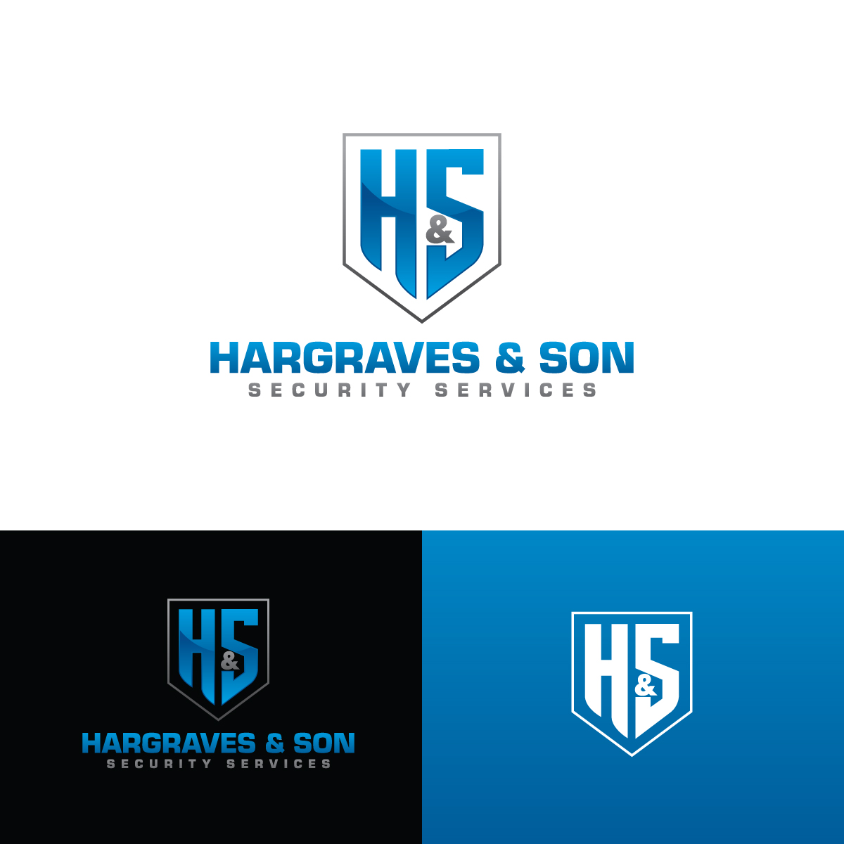 Logo Design by prodesigns99 for Hargraves & Son Security Services  | Design #24527666