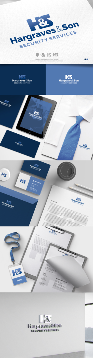 Logo Design by rafaeldsgn for Hargraves & Son Security Services  | Design: #24528511