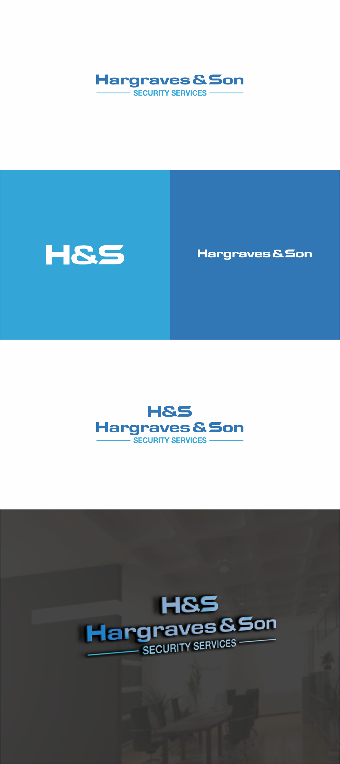 Logo Design by KOBES for Hargraves & Son Security Services  | Design #24530489
