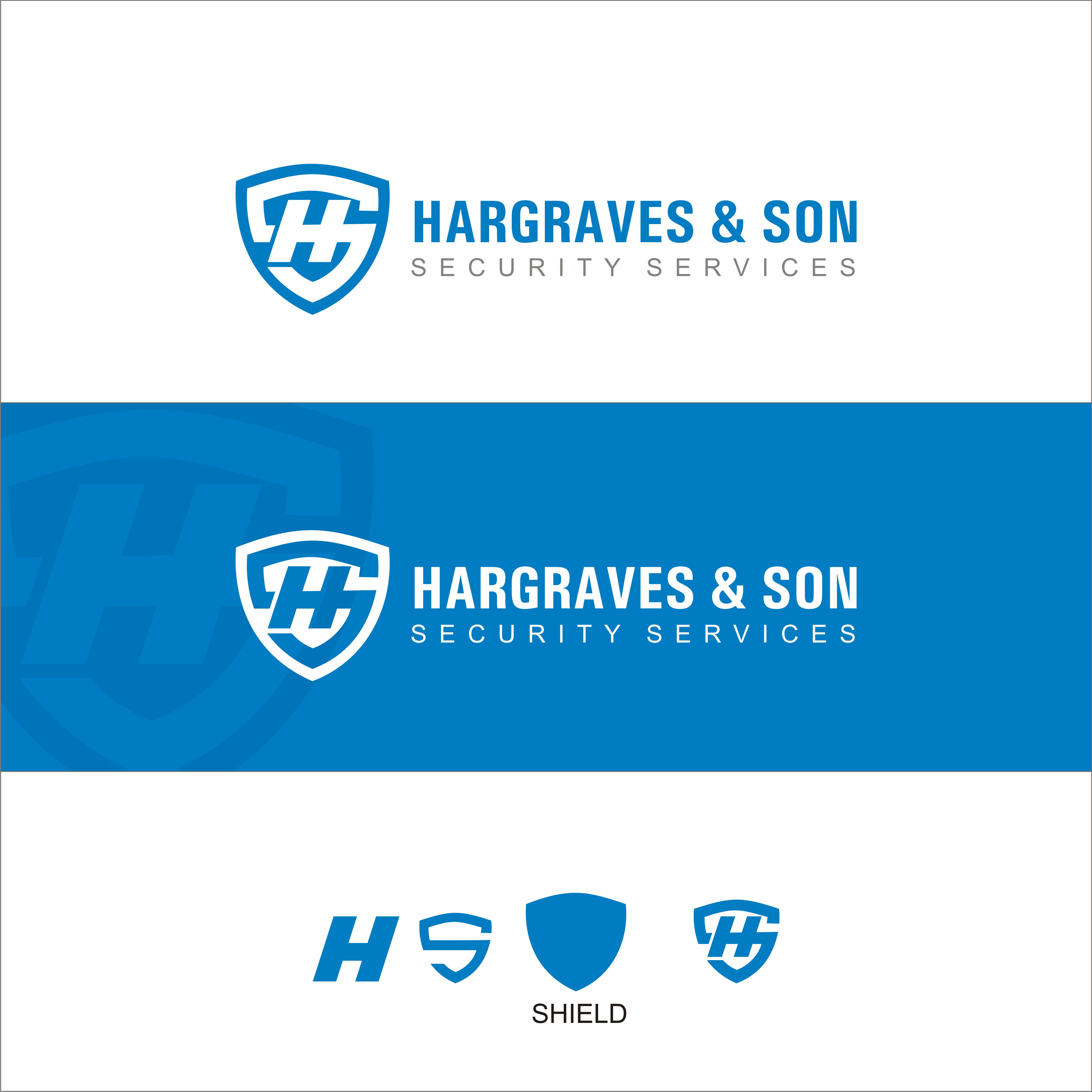 Logo Design by warkaddarshan 2 for Hargraves & Son Security Services  | Design #24539256