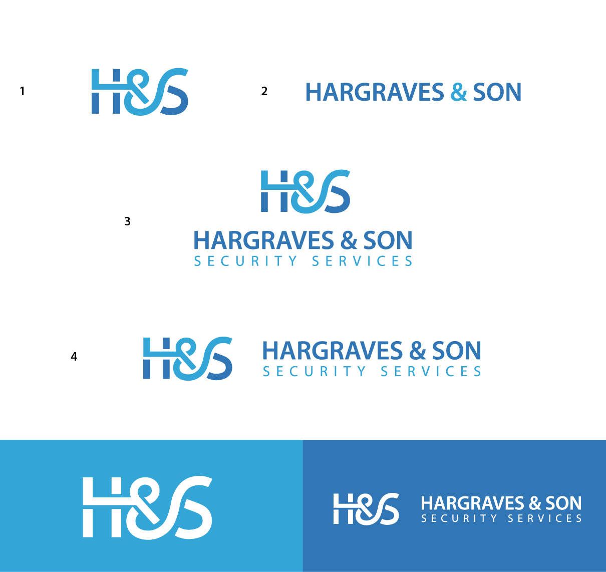 Logo Design by Shahzad.Designs for Hargraves & Son Security Services  | Design #24529056