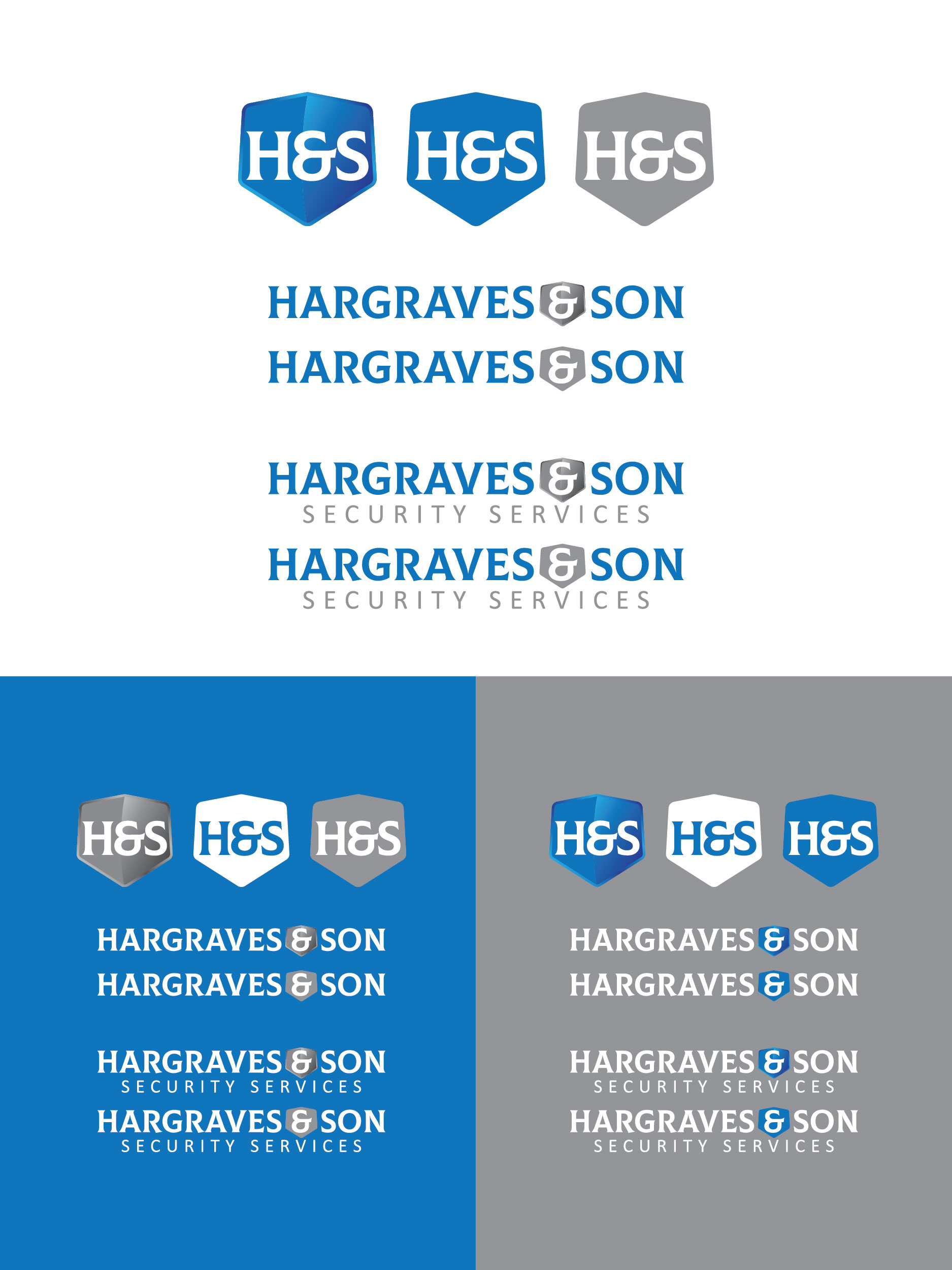 Logo-Design von Emong für Hargraves & Son Security Services  | Design #24572806