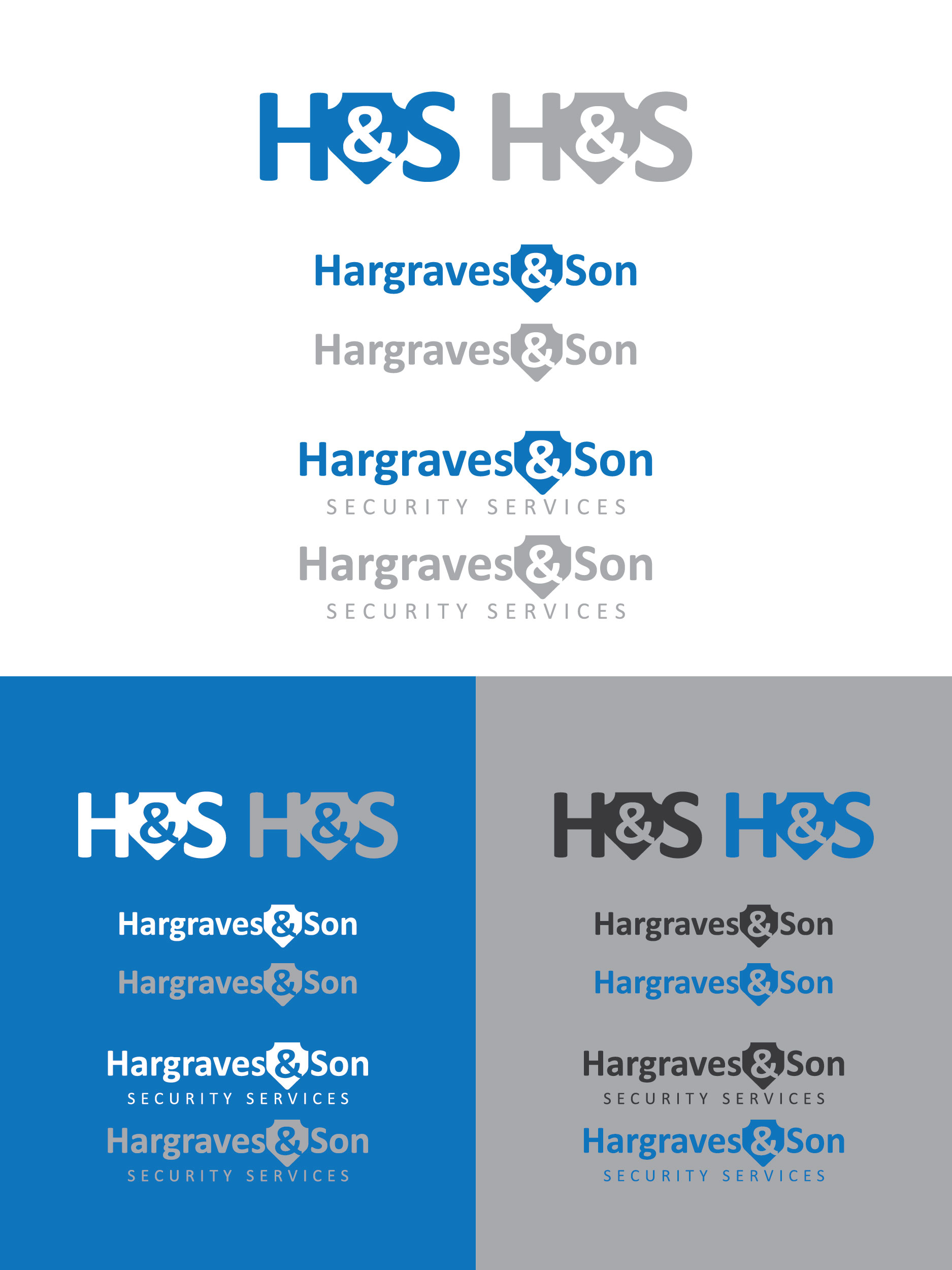 Logo Design by Emong for Hargraves & Son Security Services  | Design #24573437