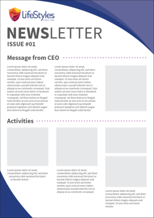 New Company Newsletter Template Needed!!! | Graphic Design by eleven